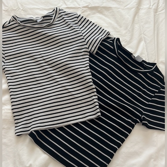 H&M Ribbed Striped Baby Tee - Picture 3 of 5